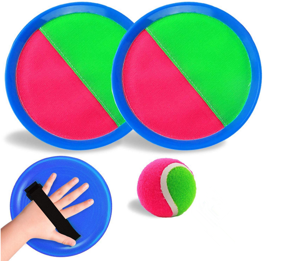 Topboutique Toss and Catch Ball Game Set Paddle Game Ball Set with 2 Paddles and 1 Balls,Suitable for Outdoor Games,Beach Games,Yard Games for Kids (Blue) - image 1 of 8