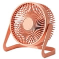thumbnail image 1 of Topboutique USB Small Desk Fan,5 in Portable Fans,Table Cooling Fan,Personal Table Fan,Powered by USB,Quiet Operation and Rotate, for Home,Office, Bedroom,Orange, 1 of 8