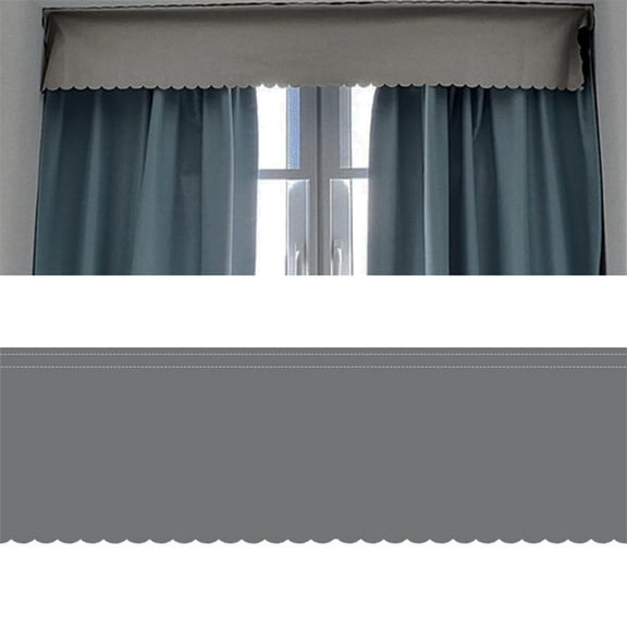 Topboutique Window Light Blocker, 39.3 x 12.6 inch Portable Top of Curtain Blackout Light Blocking Curtains Toppers, Easy to Cut and Install, Without Turning Holes, Removes Without a Trace