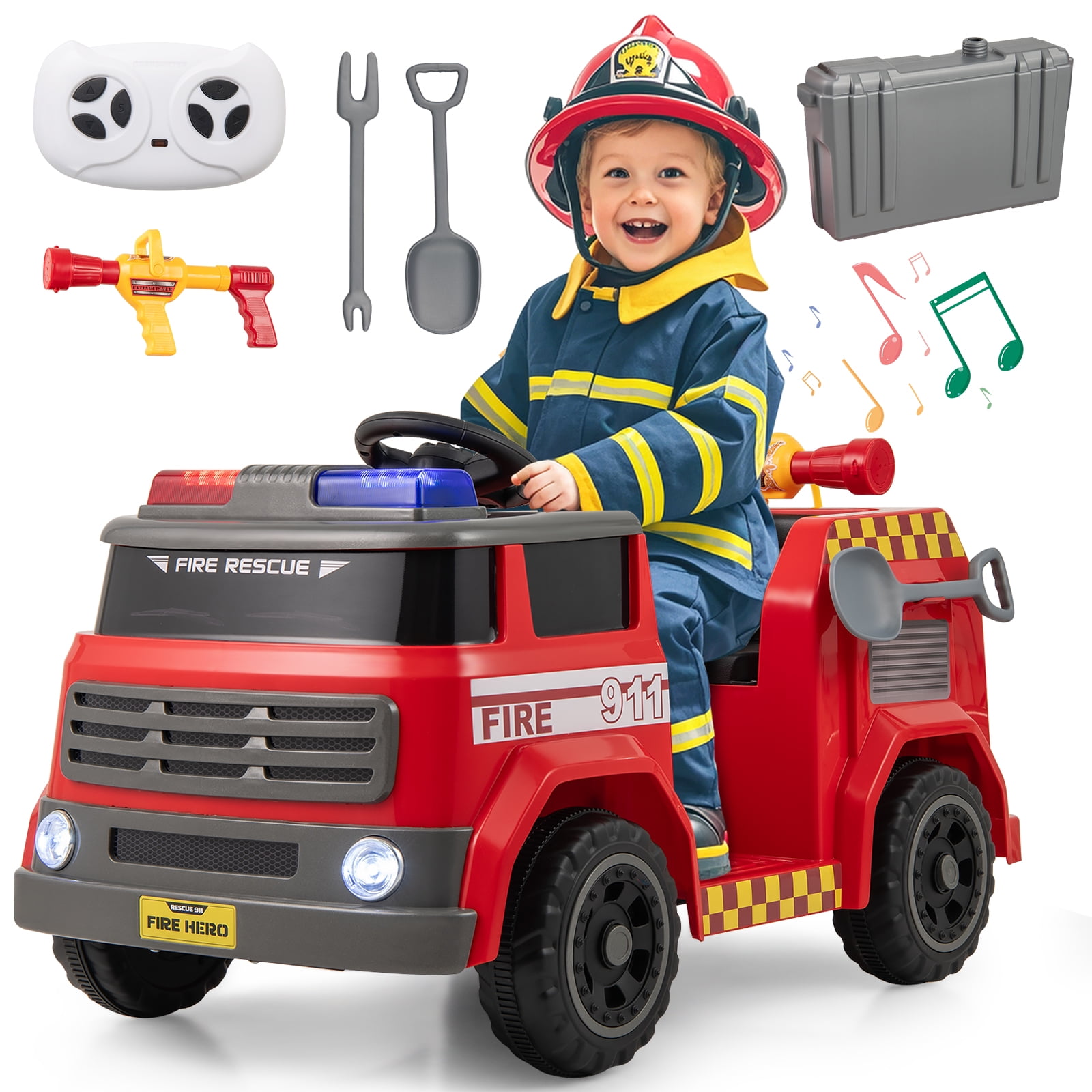 Ride On Fire Truck For 3 Year Oldnull
