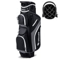 thumbnail image 1 of Topbuy 14-Way Golf Cart Bag Golf Club Bag with 14 Ways Organizer Divider Top 9 Zippered Pockets Cooler Bag Umbrella Holder Grey, 1 of 8
