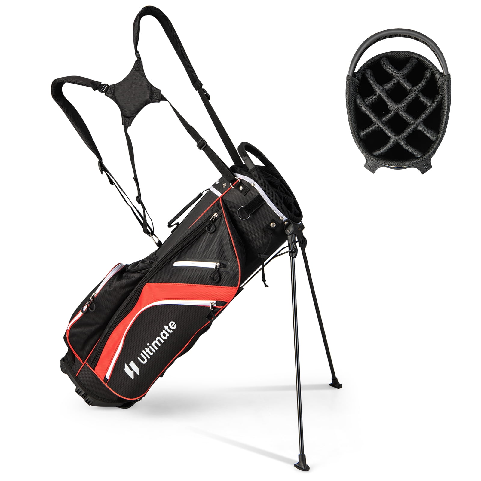 Topbuy 14Way Top Divider Golf Bag with Stand Lightweight Golf Stand
