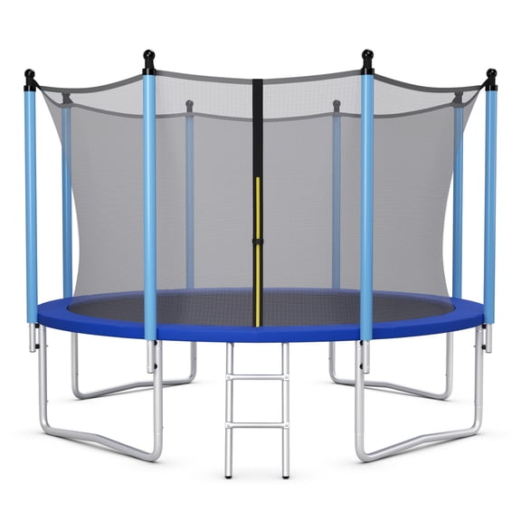 Topbuy 14FT Trampoline for Kids Recreational Trampolines with Internal Safety Enclosure Net