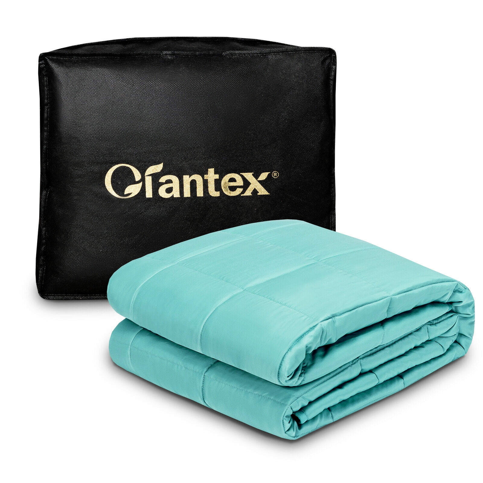 Topbuy 15 lbs 48'' x 72'' Weighted Blanket with Bamboo Fabric Cover