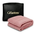 thumbnail image 1 of Patiojoy 15 lbs 48'' x 72'' Weighted Blanket with Bamboo Fabric Cover &Glass Bead Pink, 1 of 5