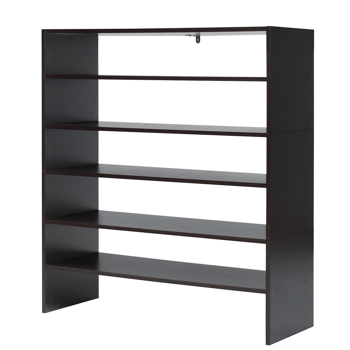 Topbuy 2-tier Stackable Shoe Rack 31" Width Organizer Shelf Set of 3 Tan