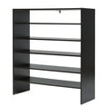 thumbnail image 1 of Topbuy 2-tier Stackable Shoe Rack 31" Width Organizer Shelf Set of 3 Tan, 1 of 9