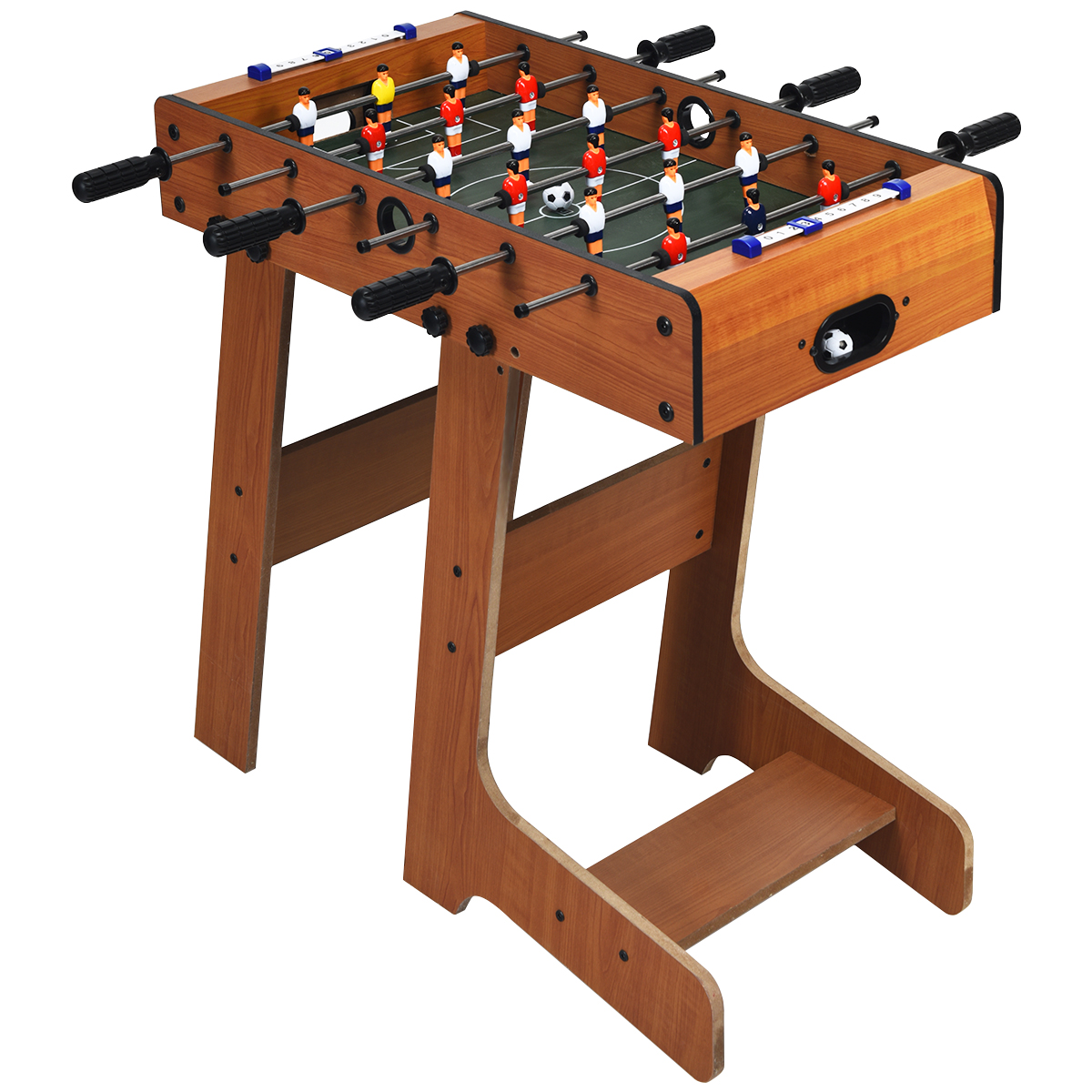 Topbuy 27" Folding Foosball Table Soccer Game Christmas Gift Football