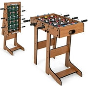 Patiojoy 27 Folding Foosball Table Soccer Game Christmas Gift Football Sports Indoor