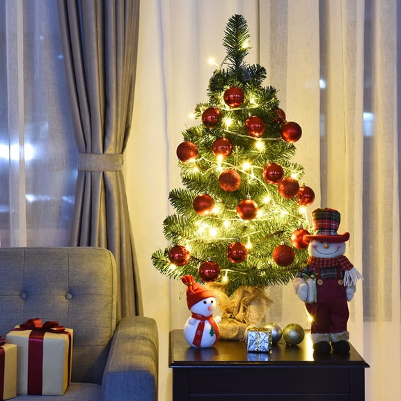 Topbuy 3'PVC Artificial Small Christmas Tree Holiday Season Decoration