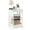 thumbnail image 1 of Topbuy 3-tier Nightstand  Round Corners End Table, 1 of 10