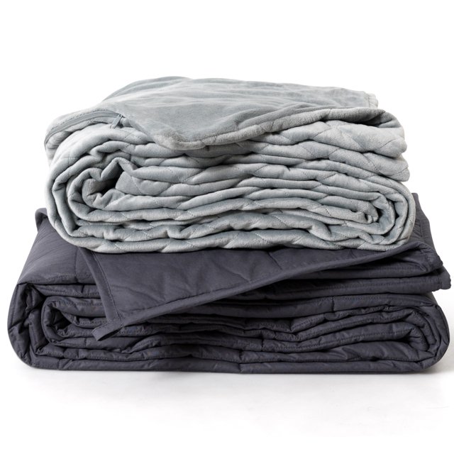 Topbuy 48" x 72" Cotton Weighted Blankets w/Crystal Quilt Cover 15lbs