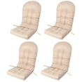 thumbnail image 1 of Topbuy 4PCS 49" x 23" Patio Adirondack Chair Cushion High Back Fade Resistant 5" Seat Pad Outdoor Beige, 1 of 10