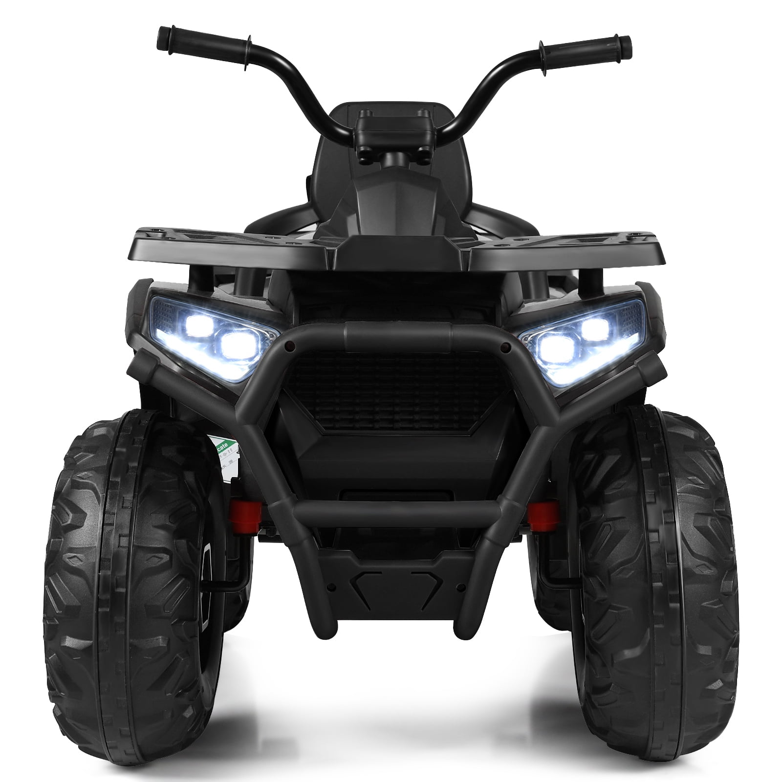 Topbuy 5 mph 12 V Powered Ride-Ons, Black, 41 lbs