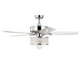 thumbnail image 1 of Topbuy 50" Modern Chrystal Ceiling Fan w/Light & Remote Control for Dinning Room Bedroom, 1 of 6