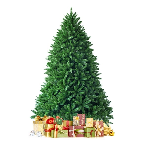 Topbuy 6'Artificial Green PVC Christmas Fir Tree w/ Metal Stand
