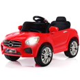 thumbnail image 1 of Topbuy 6V Battery Powered Kids Ride On Car RC Remote Control Toy w/ LED Lights MP3 Red, 1 of 10