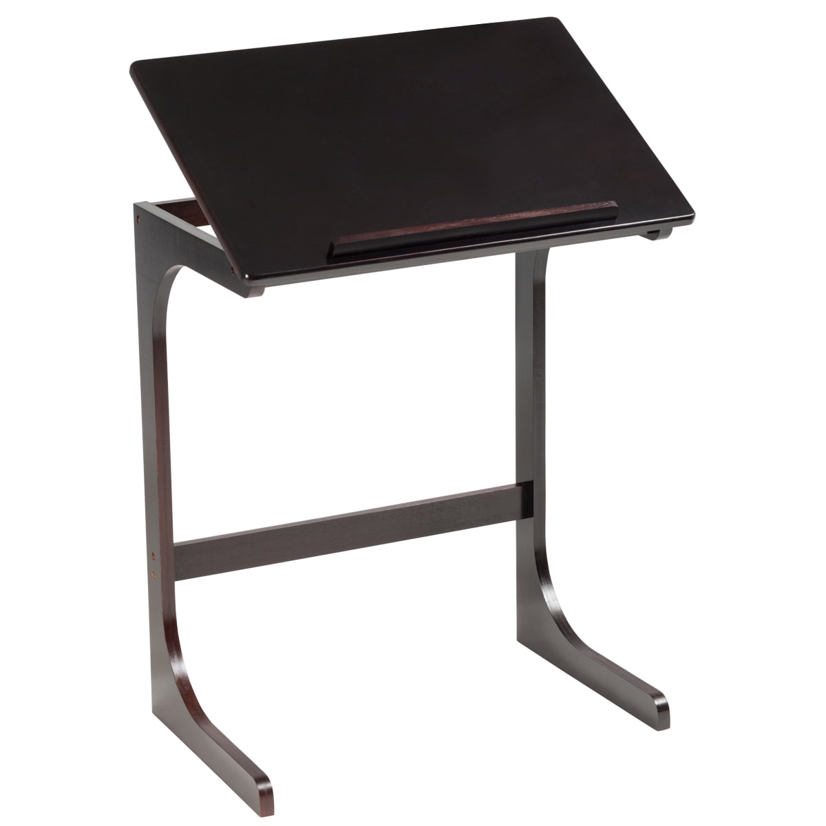 Topbuy 7 Angles Adjustable Bamboo TV Tray