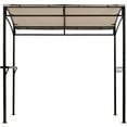 thumbnail image 1 of Topbuy 7' x 4.5' Grill Gazebo Patio BBQ Tent Shelter with Single Tier Canopy Beige, 1 of 5