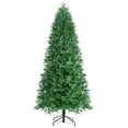 thumbnail image 1 of Topbuy 8FT Pre-Lit Christmas Tree Artificial Xmas Tree W/ 600 Replaceable Dual Color LED Lights, 1 of 10