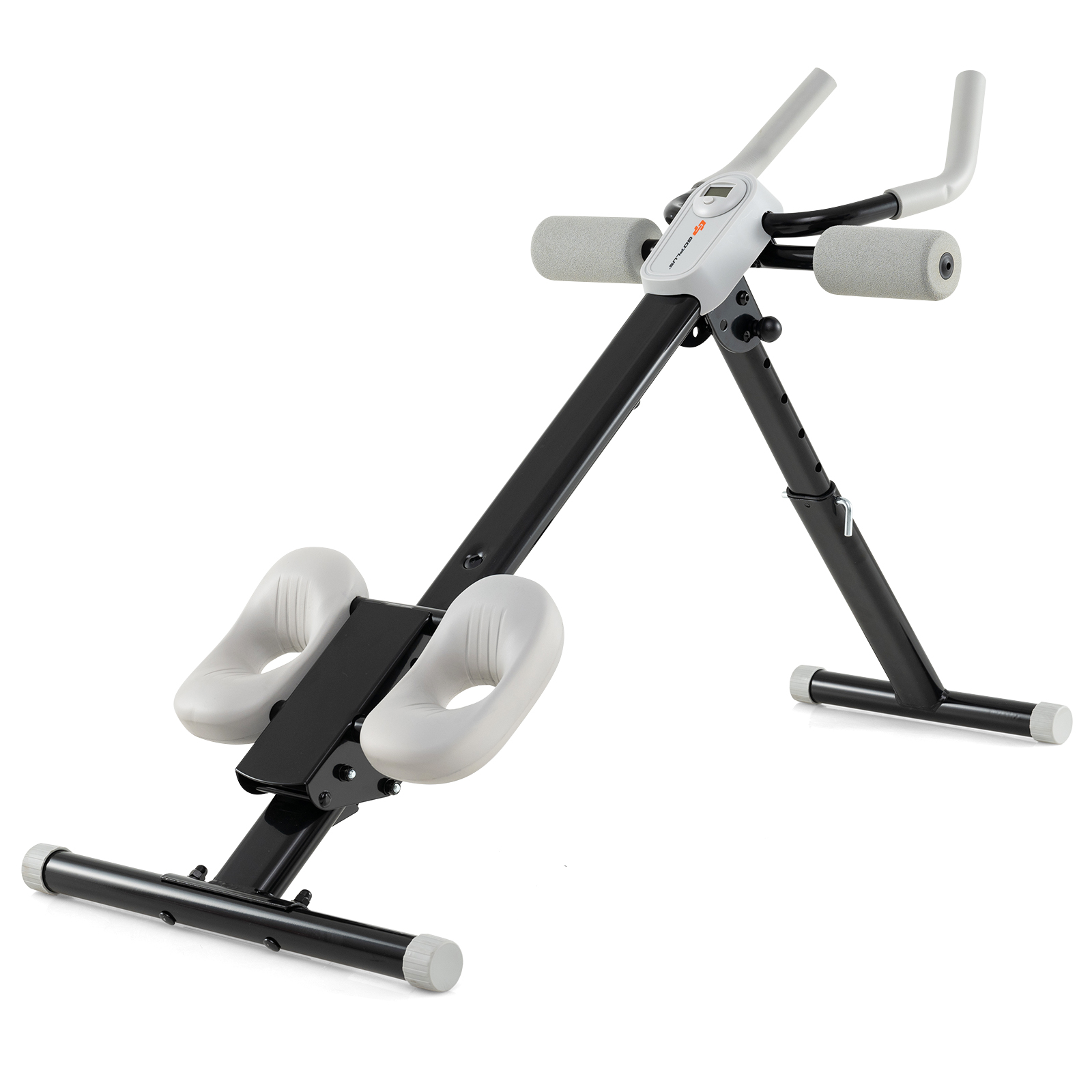 Topbuy Ab Workout Equipment Foldable Abdominal Trainer w/Arm & Knee Pads Black