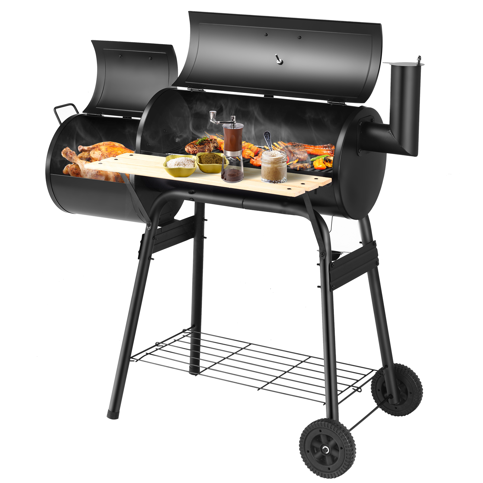 Topbuy BBQ Grill Charcoal Barbecue Meat Smoker Backyard Camping - image 1 of 10