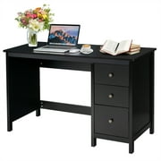 Topbuy Computer Desk Writing Table w/3 Drawers Workstation for Home Office Black