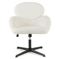 thumbnail image 1 of Topbuy Cross Legged Chair Criss Cross Chair w/High-density Sponge Cushion Adjustable Height & Rocking Function Wide Metal, 1 of 10