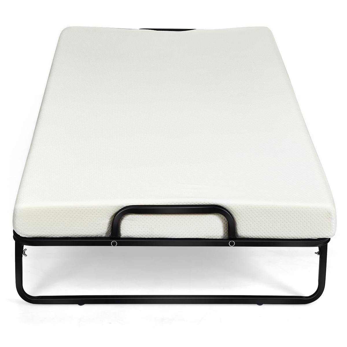 Topbuy Rollaway Size Folding Bed with Memory Foam Mattress for Guest