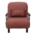 thumbnail image 1 of Topbuy Folding Sofa Bed Sleeper Armchair Lounge Couch 5 Position Home Furniture Coffee, 1 of 10