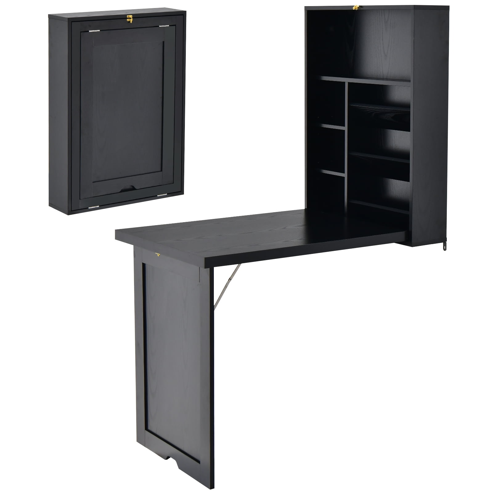 Floating collapsible desk discount
