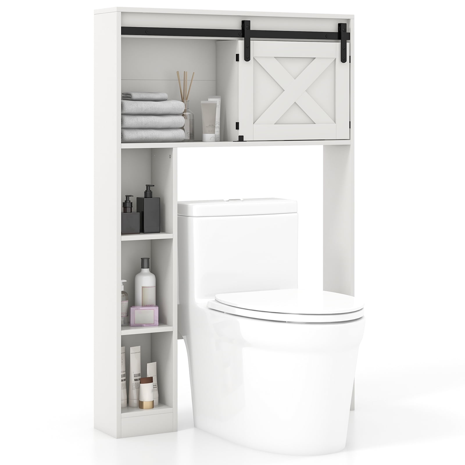 Topbuy Freestanding Over The Toilet Storage Bathroom