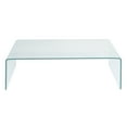 thumbnail image 1 of Topbuy Glass Coffee Table Modern Clear Tempered Glass Coffee Table for Living Room, 1 of 7