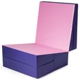 thumbnail image 1 of Patiojoy Incline Gymnastics Mat Wedge Shape Foldable Fitness Mat for Tumbling & Practice Pink, 1 of 9