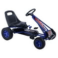 thumbnail image 1 of Topbuy Kids Go Kart Pedal Powered Tricycle Racing Ride On Bike Toy Scooter Trainer Trike Blue, 1 of 7