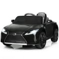 thumbnail image 1 of Topbuy Lexus Licensed Electric Kids Ride on Car with Remote Control Black, 1 of 5