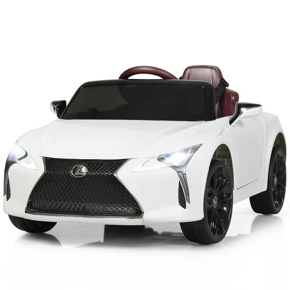 Patiojoy Lexus Licensed Electric Kids Ride on Car with Remote Control White