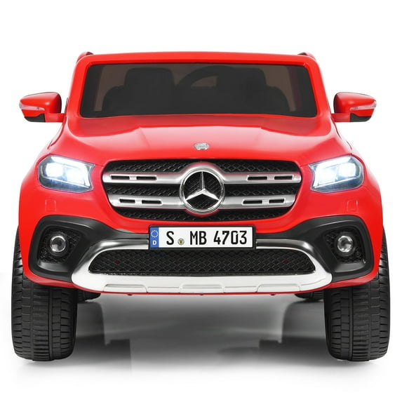 Topbuy Licensed Benz Car Powered Ride-On Toy with Remote Control