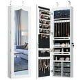 thumbnail image 1 of Patiojoy Lockable Wall Mounted Jewelry Armoire w/Mirror & LED Lights, 1 of 9