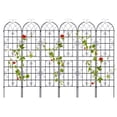 thumbnail image 1 of Patiojoy Metal Garden Trellis for Climbing Plants 6 Pack Fence Trellis Panels 87�� Tall Retro Style Cucumber Trellis, 1 of 7