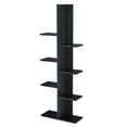 thumbnail image 1 of Topbuy Modern Multi-Layer Bookshelf Floor Standing Bookcase w/Anti-fall device Storage Rack for Home Office Black, 1 of 10