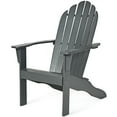 thumbnail image 1 of Topbuy Outdoor Adirondack Chair Patio Solid Acacia wood Gray, 1 of 4