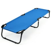 Topbuy Outdoor Camping Cot Folding Camping Bed Sleeping Bed for Kids & Adult