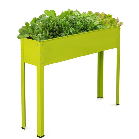 Topbuy Outdoor Elevated Garden Plant Stand Raised Garden Bed with Legs for Indoor and Outdoor Use 40"x 13"x 31.5"