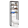 thumbnail image 1 of Topbuy Over The Toilet Storage 4-Tier Industrial Over-the-Toilet Space Saver Storage Rack w/ Adjustable Feet & Anti-Toppling Devices, 1 of 7