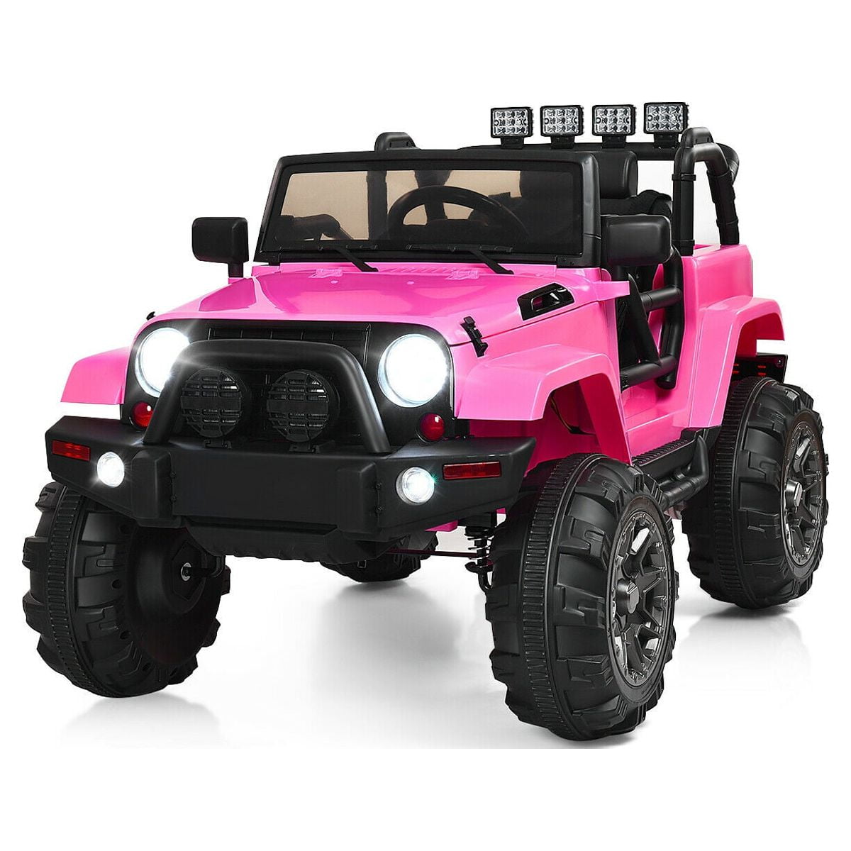 Topbuy Pink 12 V Electric Truck Powered Ride-On