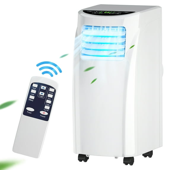 Topbuy Portable 8,000BTU Air Conditioner w/Dehumidifier Function & Wheels &RC