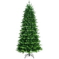 thumbnail image 1 of Patiojoy Realistic Pre-Lit Christmas Tree 8FT Hinged Artificial Pine Tree W/ 620 LED Lights & 3402 New Tips, 1 of 10