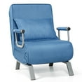 thumbnail image 1 of Topbuy Sofa Bed Folding Armchair Sleeper, Blue, 1 of 6