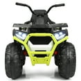 thumbnail image 1 of Topbuy White 12 V ATV Quad Powered Ride-On with LED Lights, 1 of 5